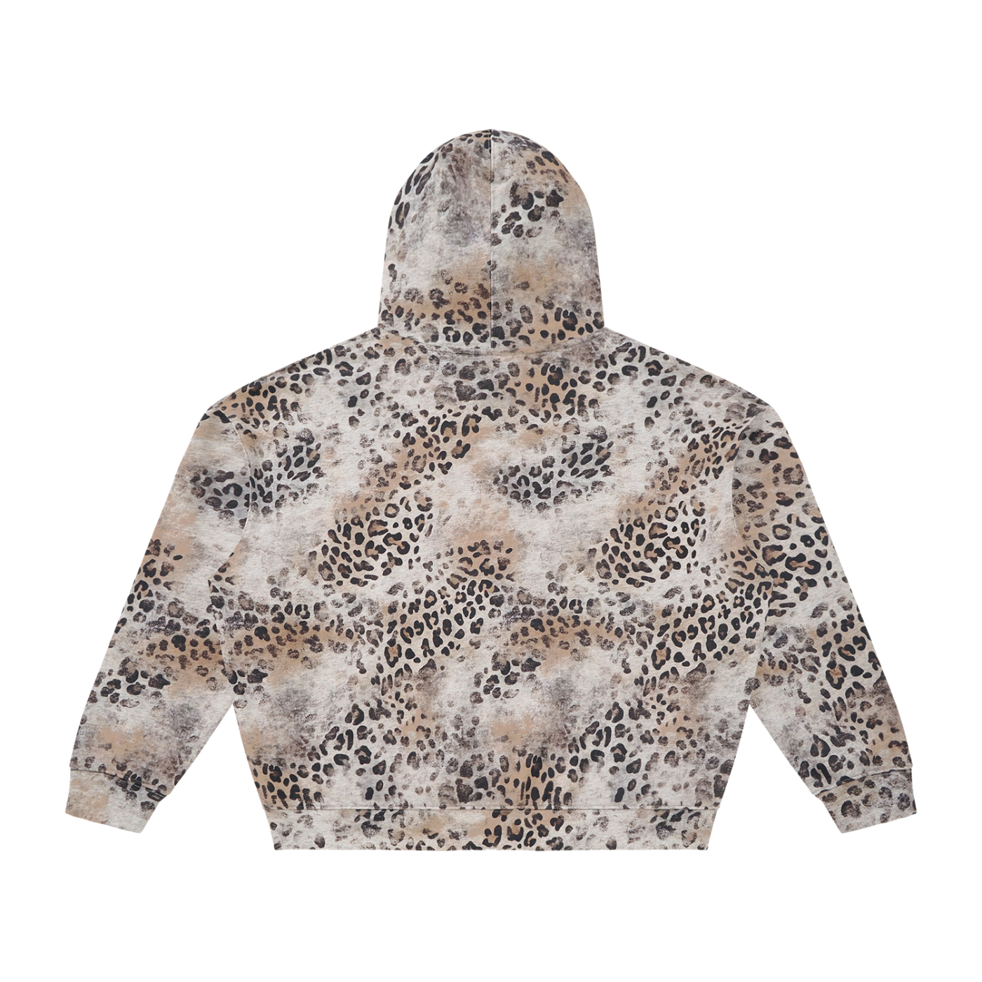 Snow Leopard Zip Hoodie