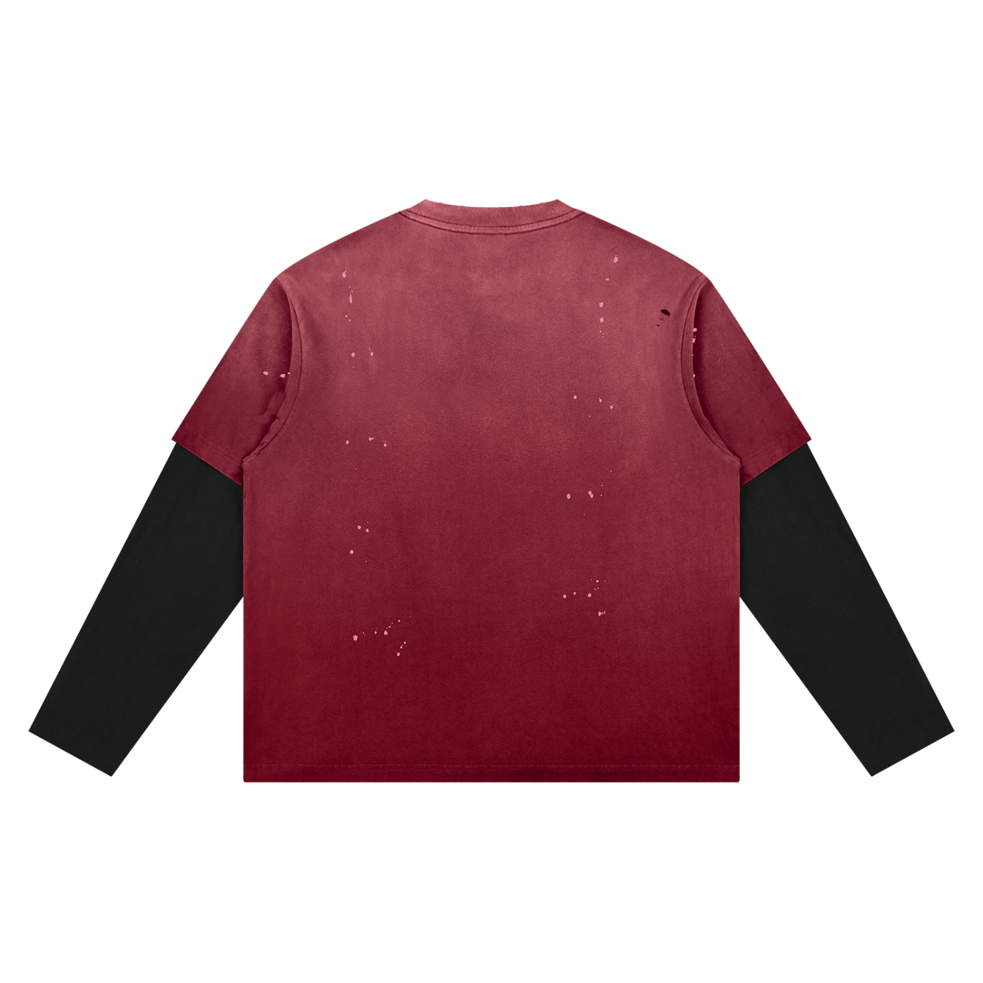 Burgundy Muse Layered Tee